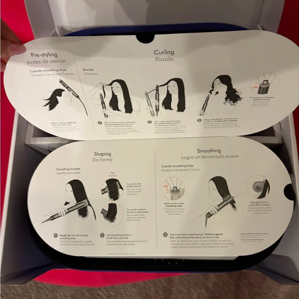 Dyson Navy air wrap dryer. - Picture 4 of 7